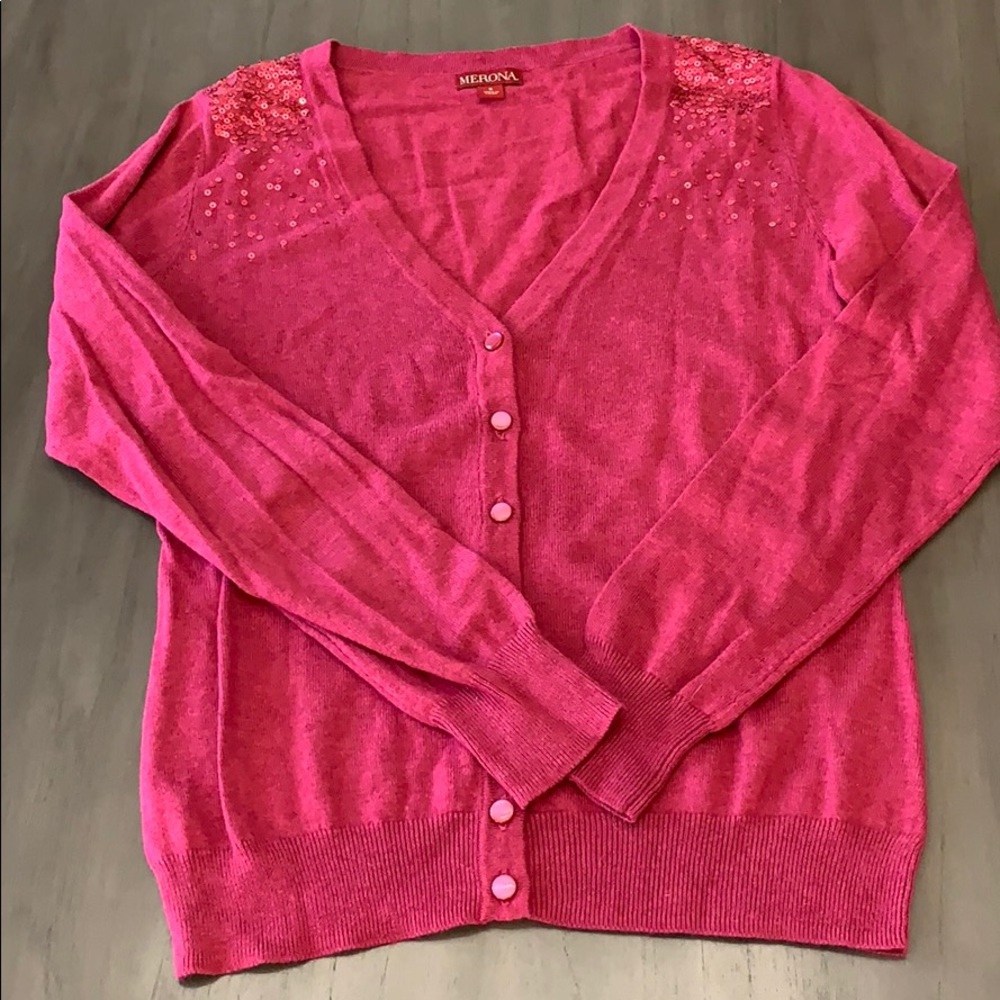 Merona Sweater. Sequin Detail